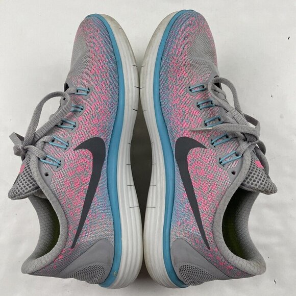 Nike Free RN Distance Athletic Running Shoe Women’s 9 827116-006 Gray Pink - Picture 4 of 9